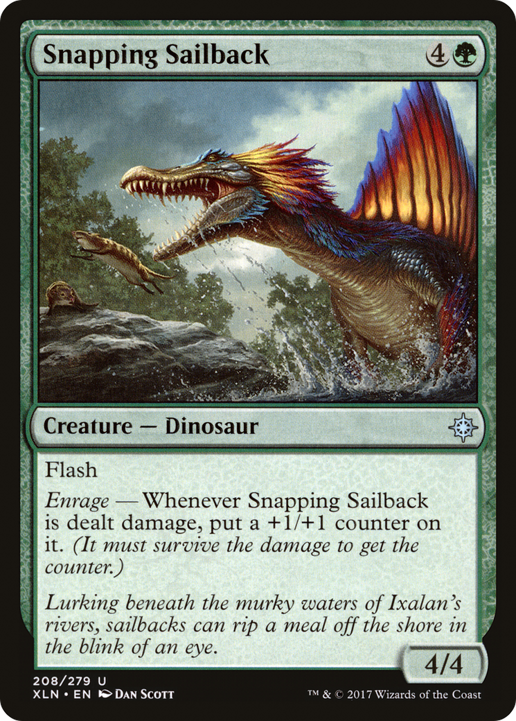 Snapping Sailback (XLN-208) [Ixalan] MTG Single Wizards of the Coast