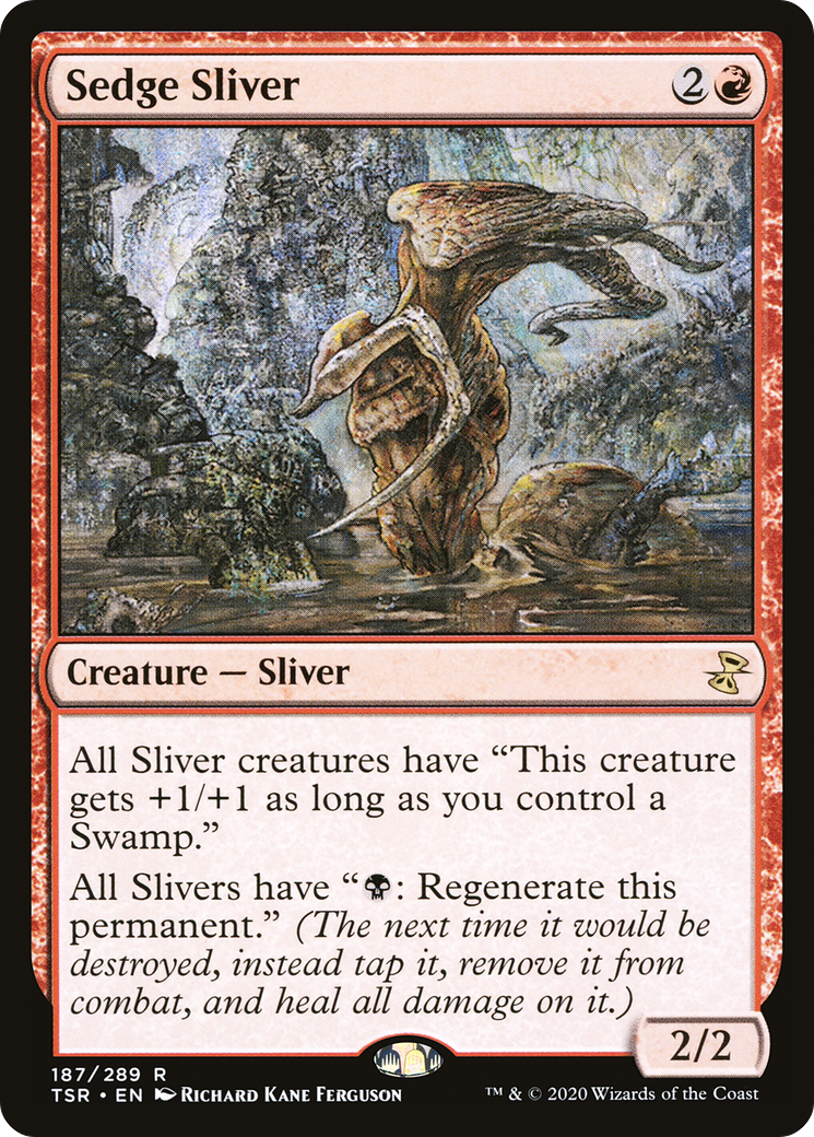 Sedge Sliver [Time Spiral Remastered] MTG Single Magic: The Gathering