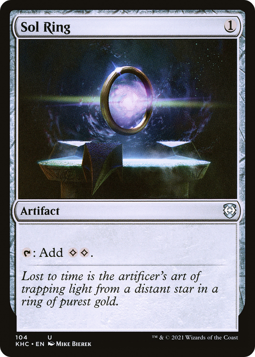 Sol Ring (KHC-104) [Kaldheim Commander] MTG Single Wizards of the Coast