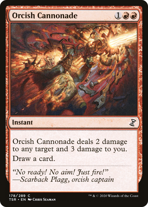 Orcish Cannonade (TSR-178) [Time Spiral Remastered] MTG Single Wizards of the Coast