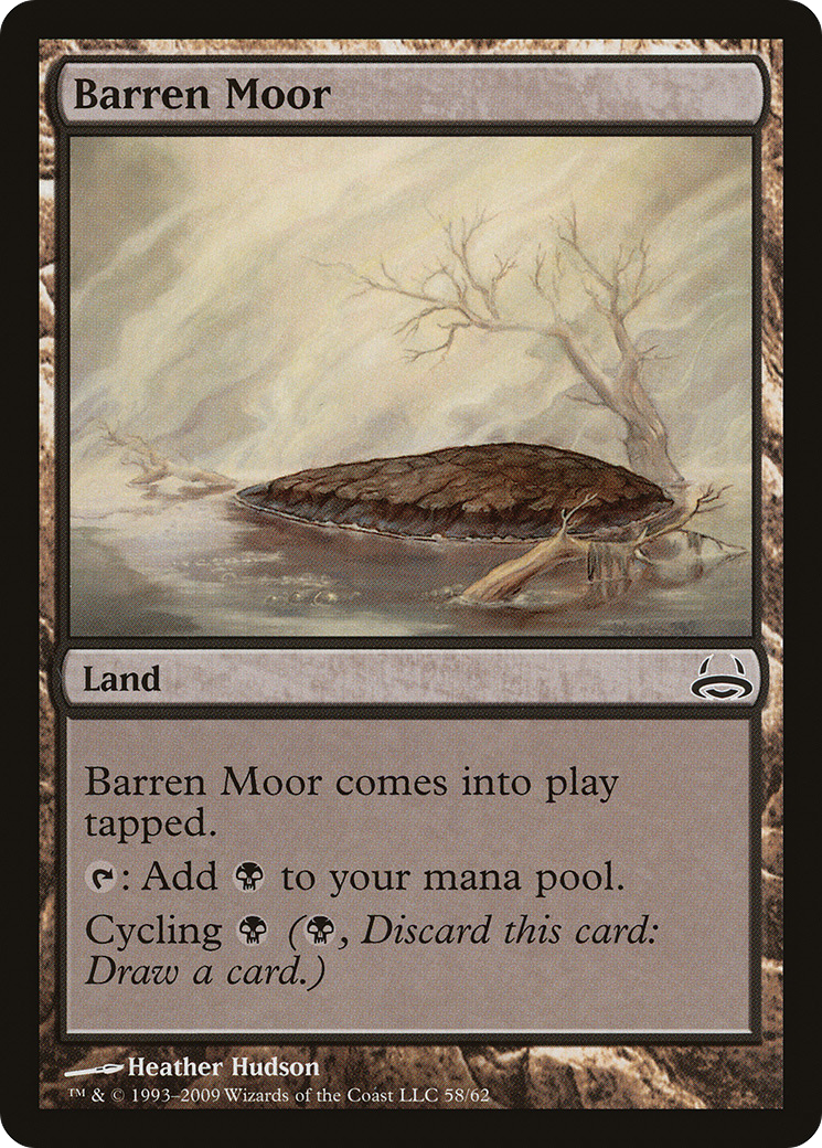 Barren Moor (DDC-058) [Misc] Duel Decks: Divine vs. Demonic MTG Single Wizards of the Coast