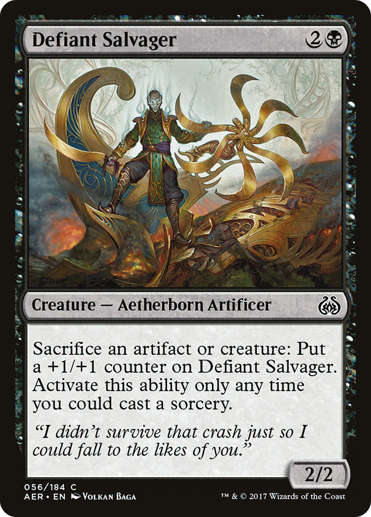 Defiant Salvager (AER-056) [Aether Revolt] MTG Single Wizards of the Coast