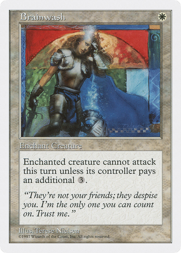 Brainwash (5ED-013) [Fifth Edition] MTG Single Wizards of the Coast