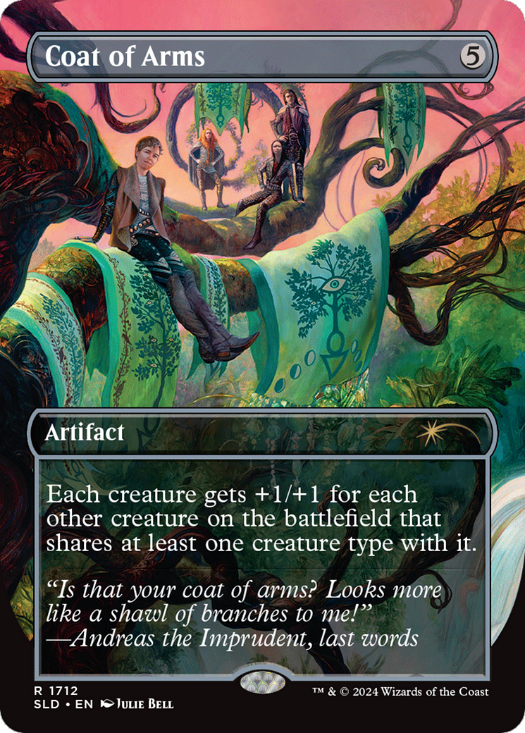 Coat of Arms (SLD-1712) [Secret Lair] Drop (Borderless) MTG Single Wizards of the Coast