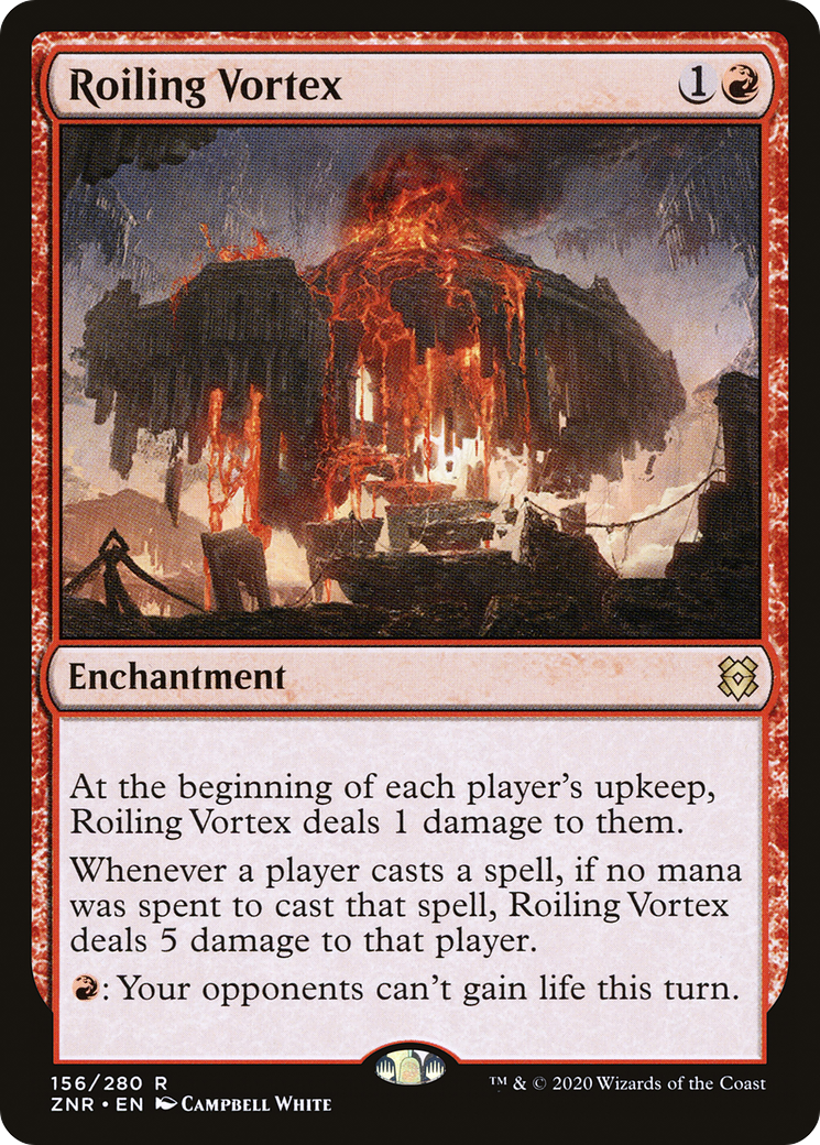 Roiling Vortex (ZNR-156) [Zendikar Rising] MTG Single Wizards of the Coast