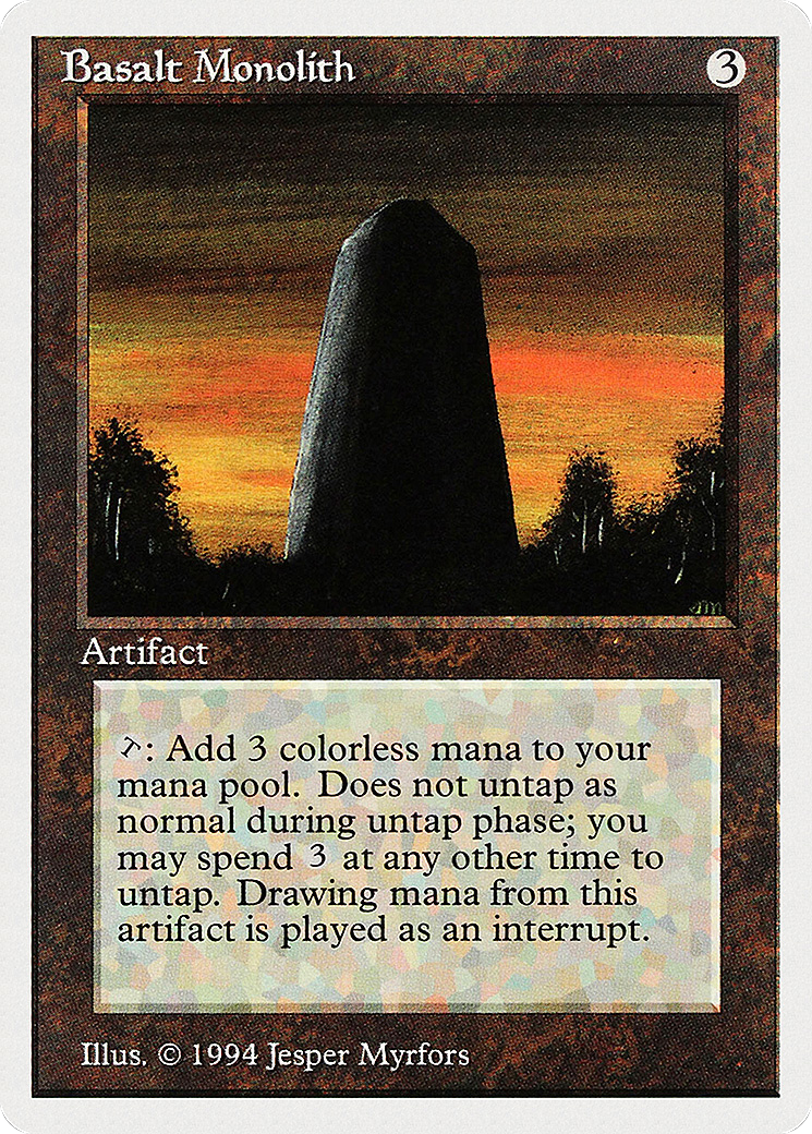 Basalt Monolith (SUM-235) [Misc] Summer Magic / Edgar MTG Single Wizards of the Coast