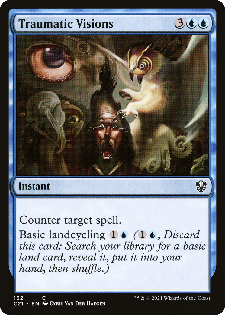 Traumatic Visions (C21-132) [Commander 2021] MTG Single Wizards of the Coast