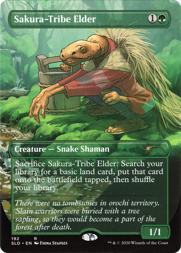 Sakura-Tribe Elder (192) (SLD-192) [Secret Lair Drop] (Borderless) Foil