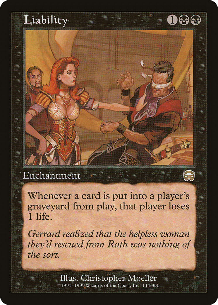 Liability (MMQ-144) [Mercadian Masques] Foil MTG Single Wizards of the Coast