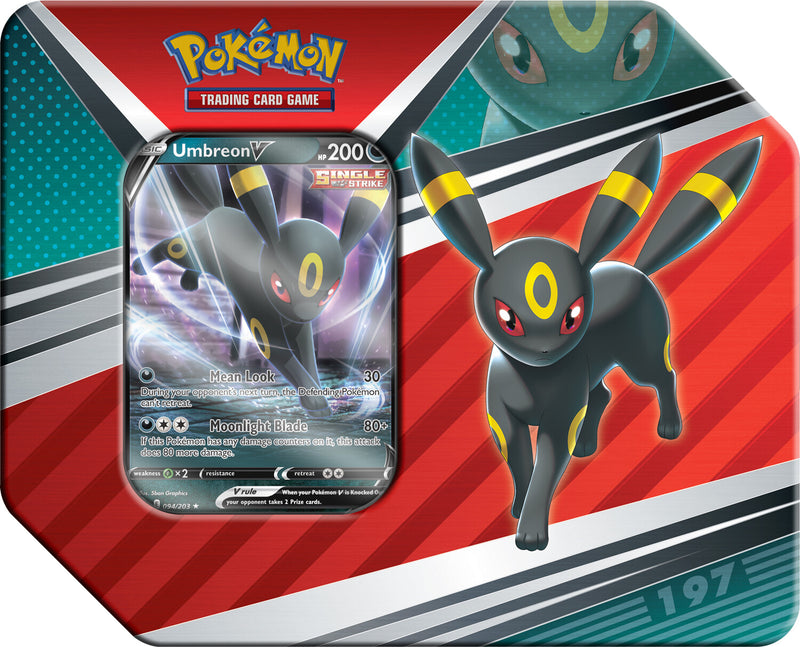 Pokémon V Heroes Tin (Umbreon V) Pokemon Sealed Pokémon   