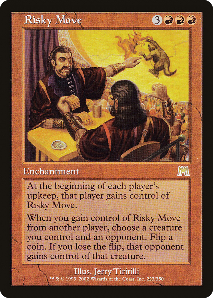 Risky Move (ONS-223) [Onslaught] Foil MTG Single Wizards of the Coast