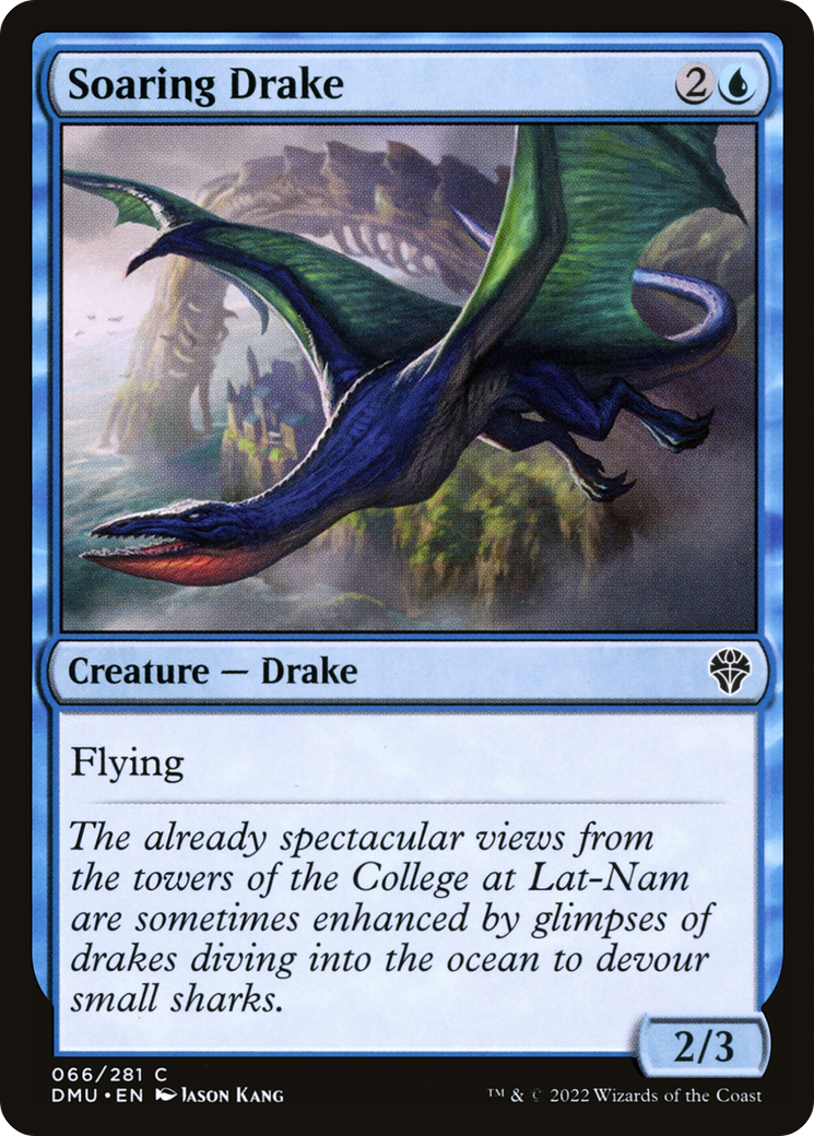 Soaring Drake (DMU-066) [Dominaria United] Foil MTG Single Wizards of the Coast