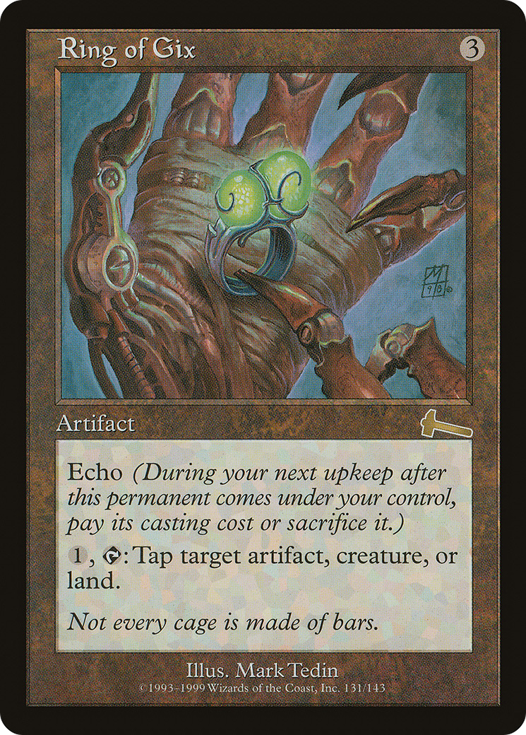 Ring of Gix [Urza's Legacy] MTG Single Magic: The Gathering