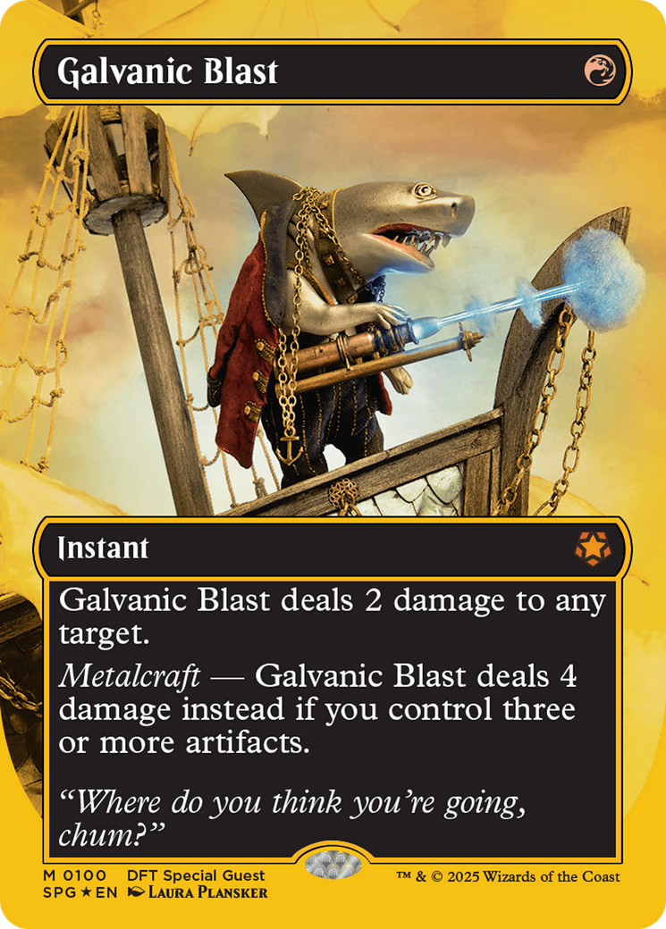 Galvanic Blast (SPG-100) [Special Guests] (Borderless) Foil MTG Single Wizards of the Coast