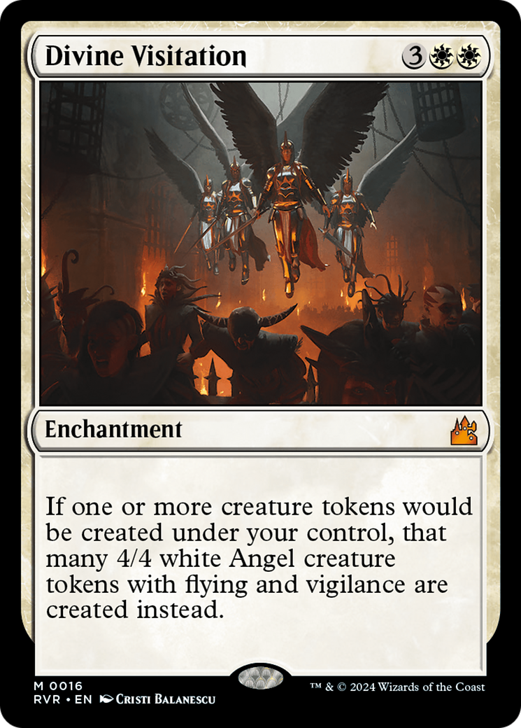 Divine Visitation (RVR-016) [Ravnica Remastered] MTG Single Wizards of the Coast