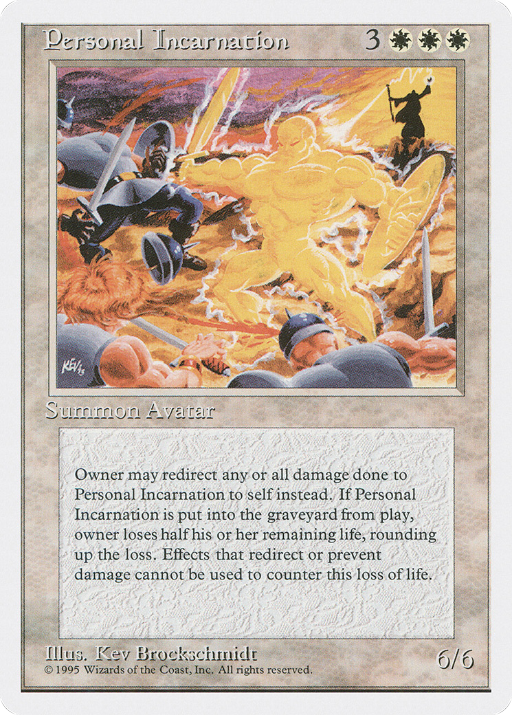 Personal Incarnation (4ED-040) [Fourth Edition] MTG Single Wizards of the Coast