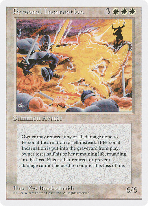 Personal Incarnation (4ED-040) [Fourth Edition] MTG Single Wizards of the Coast