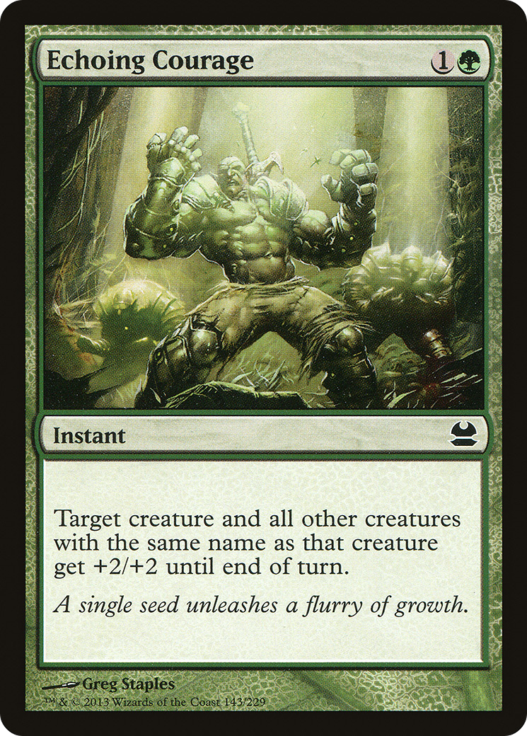 Echoing Courage (MMA-143) [Modern Masters] MTG Single Wizards of the Coast