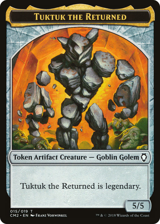 Tuktuk the Returned (CM2-015) [Tokens] Commander Anthology Volume II Tokens MTG Single Wizards of the Coast