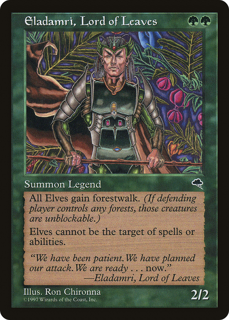 Eladamri, Lord of Leaves (TMP-224) [Tempest] MTG Single Wizards of the Coast