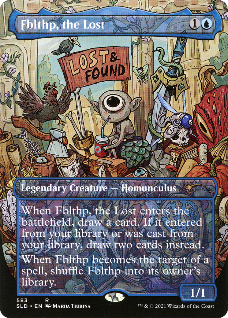 Fblthp, the Lost (SLD-583) [Secret Lair] Drop (Borderless) MTG Single Wizards of the Coast