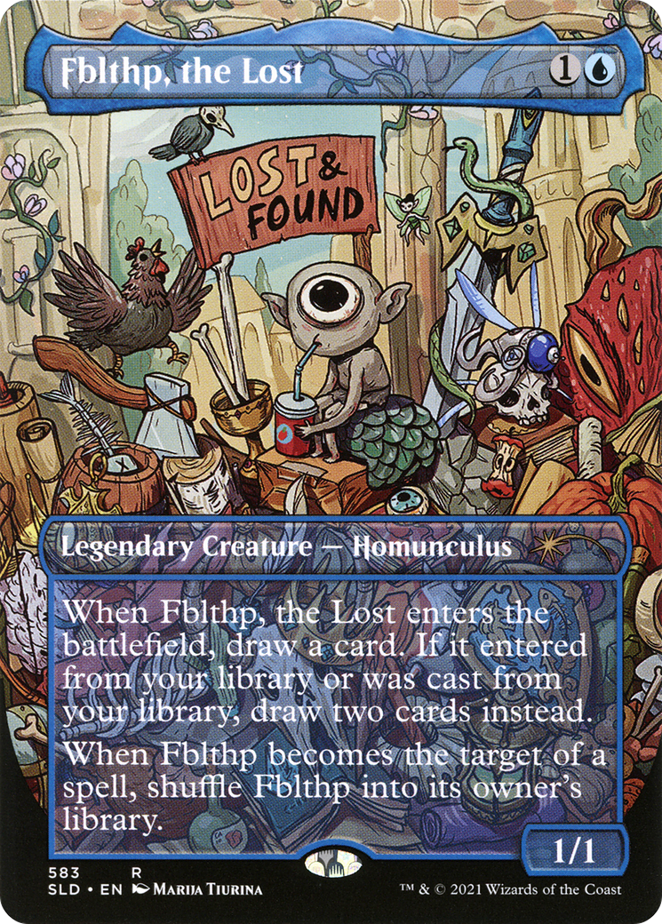 Fblthp, the Lost (SLD-583) [Secret Lair] Drop (Borderless) MTG Single Wizards of the Coast