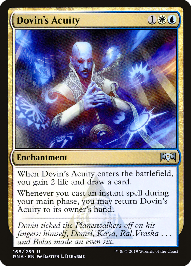 Dovin's Acuity (RNA-168) [Ravnica Allegiance] MTG Single Wizards of the Coast