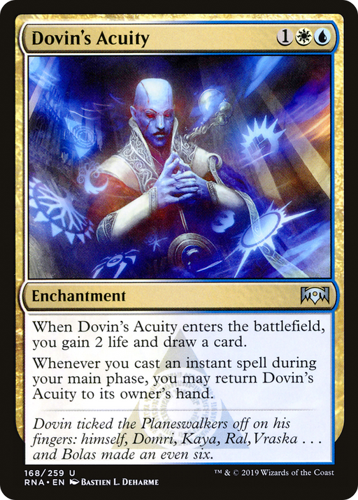 Dovin's Acuity (RNA-168) [Ravnica Allegiance] MTG Single Wizards of the Coast