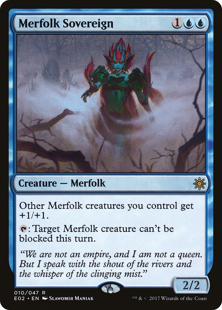 Merfolk Sovereign [Explorers of Ixalan] MTG Single Magic: The Gathering