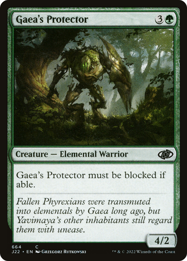 Gaea's Protector (J22-664) [Jumpstart 2022] MTG Single Wizards of the Coast
