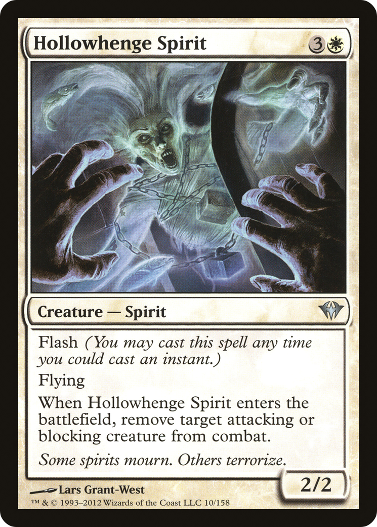 Hollowhenge Spirit (DKA-010) [Dark Ascension] Foil MTG Single Wizards of the Coast