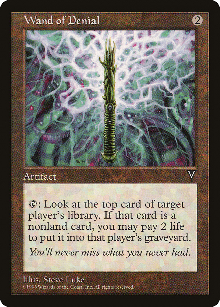 Wand of Denial [Visions] MTG Single Magic: The Gathering   