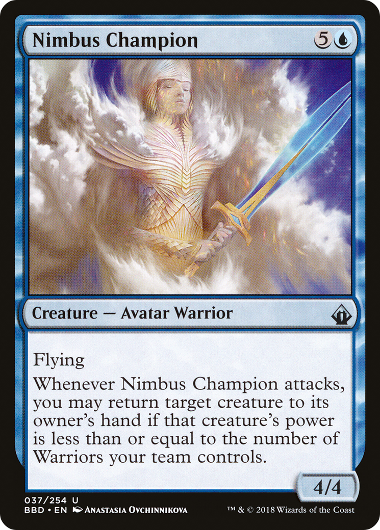 Nimbus Champion (BBD-037) [Battlebond] Foil MTG Single Wizards of the Coast