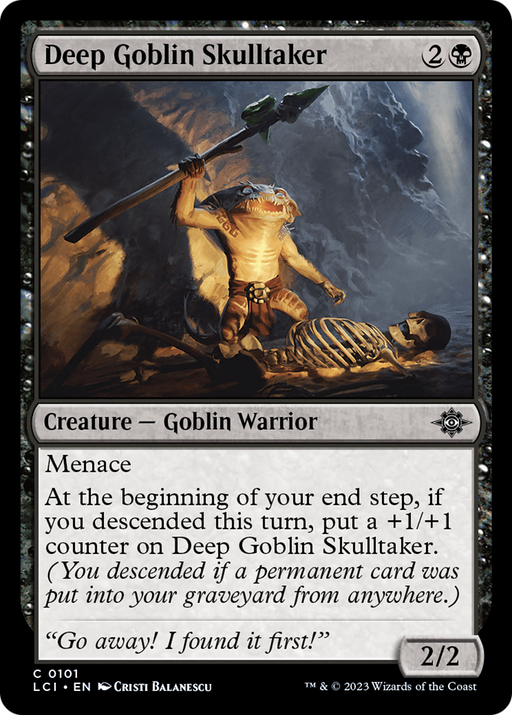 Deep Goblin Skulltaker (LCI-101) [The Lost Caverns of Ixalan] Foil MTG Single Wizards of the Coast