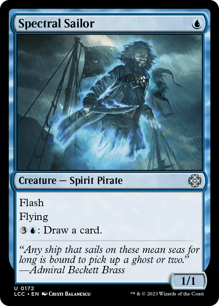 Spectral Sailor (LCC-172) [The Lost Caverns of Ixalan Commander] MTG Single Wizards of the Coast