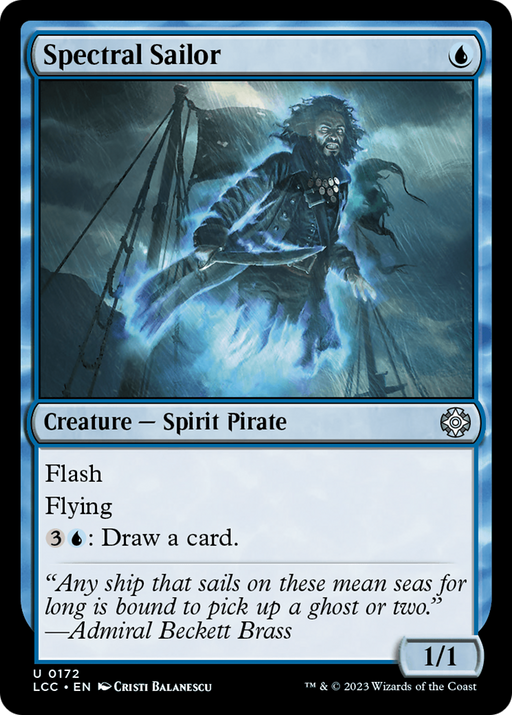 Spectral Sailor (LCC-172) [The Lost Caverns of Ixalan Commander] MTG Single Wizards of the Coast