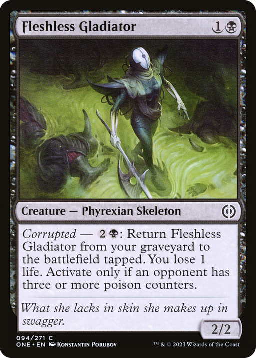 Fleshless Gladiator (ONE-094) [Phyrexia: All Will Be One] MTG Single Wizards of the Coast