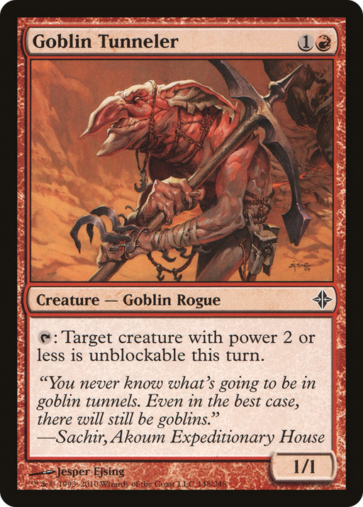 Goblin Tunneler (ROE-148) [Rise of the Eldrazi] MTG Single Wizards of the Coast