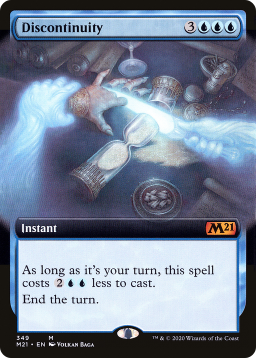 Discontinuity (M21-349) [Core Set 2021] (Extended Art) Foil MTG Single Wizards of the Coast