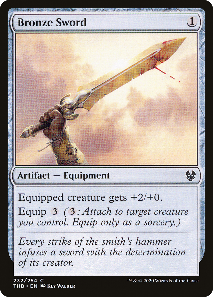 Bronze Sword (THB-232) [Theros Beyond Death] Foil MTG Single Wizards of the Coast