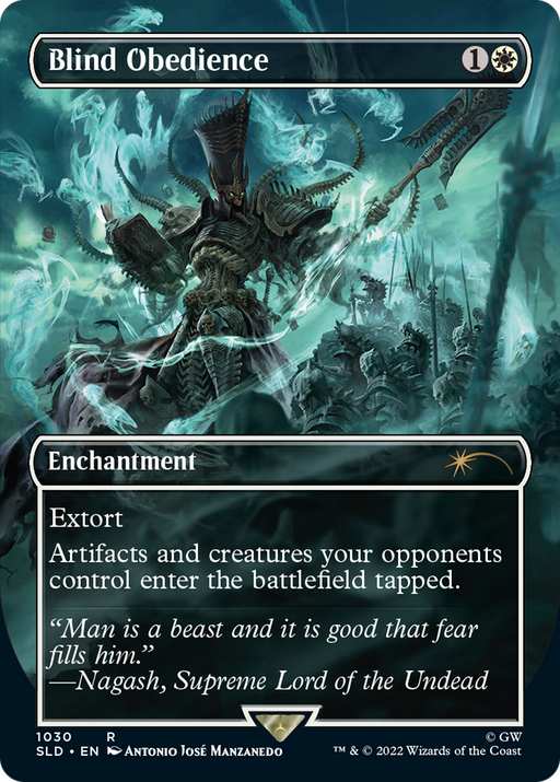 Blind Obedience (SLD-1030) [Secret Lair] Drop (Borderless) MTG Single Wizards of the Coast