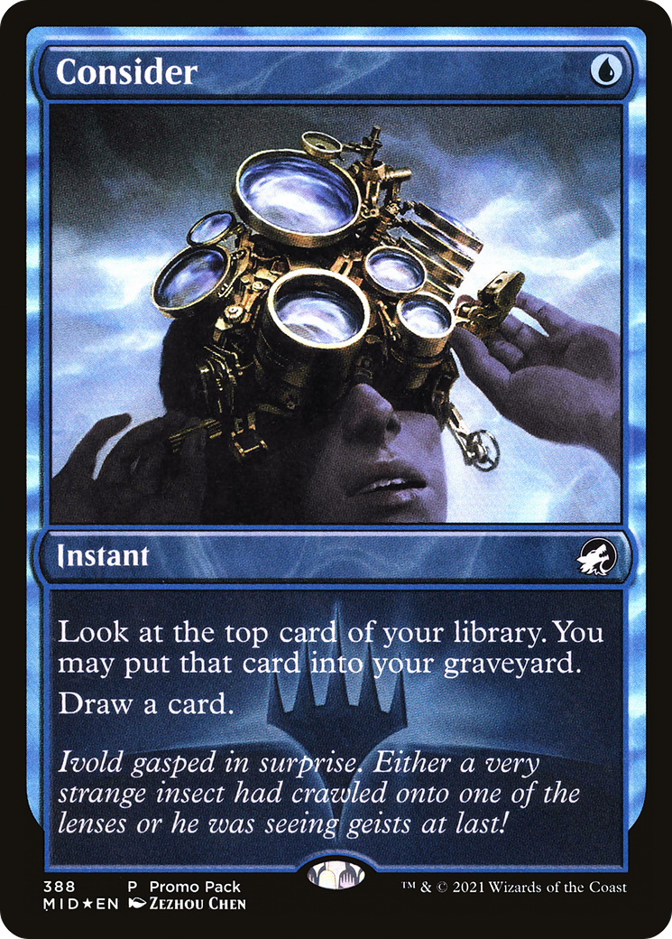 Consider (PPMID-388) [Innistrad: Midnight Hunt] Foil MTG Single Wizards of the Coast