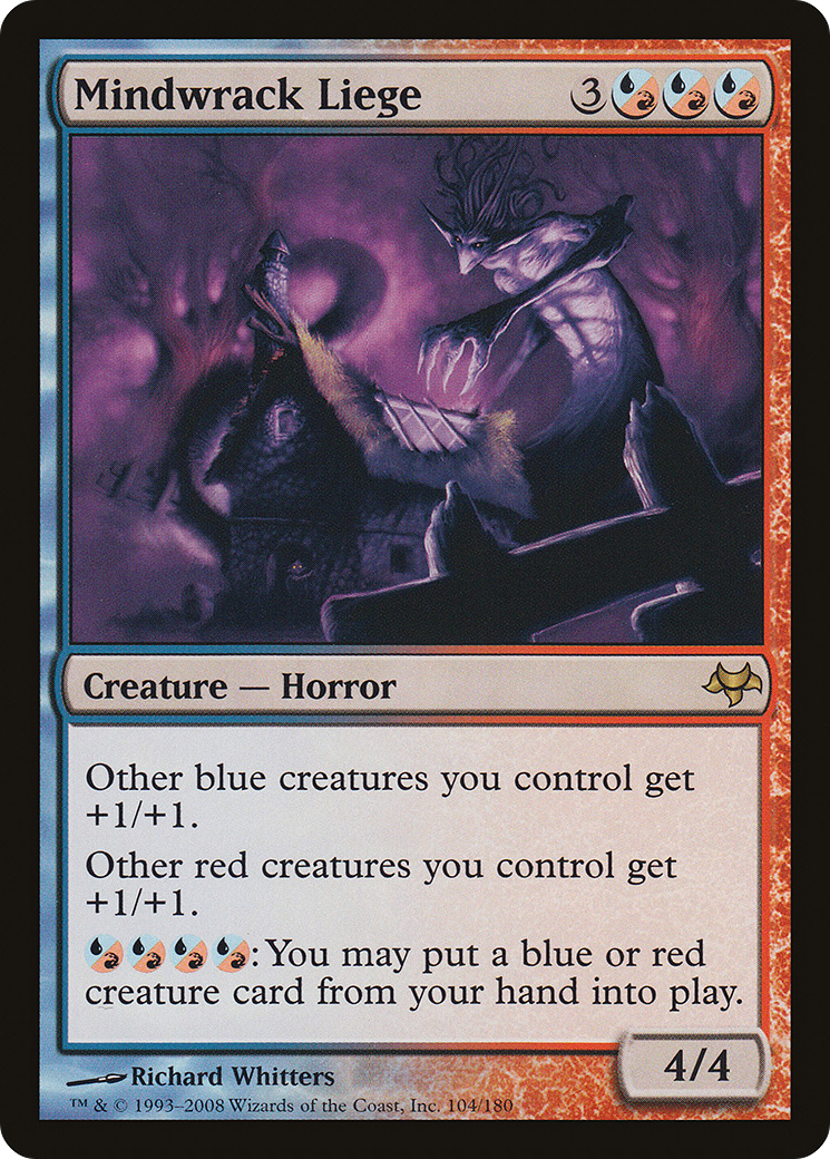 Mindwrack Liege (EVE-104) [Eventide] MTG Single Wizards of the Coast