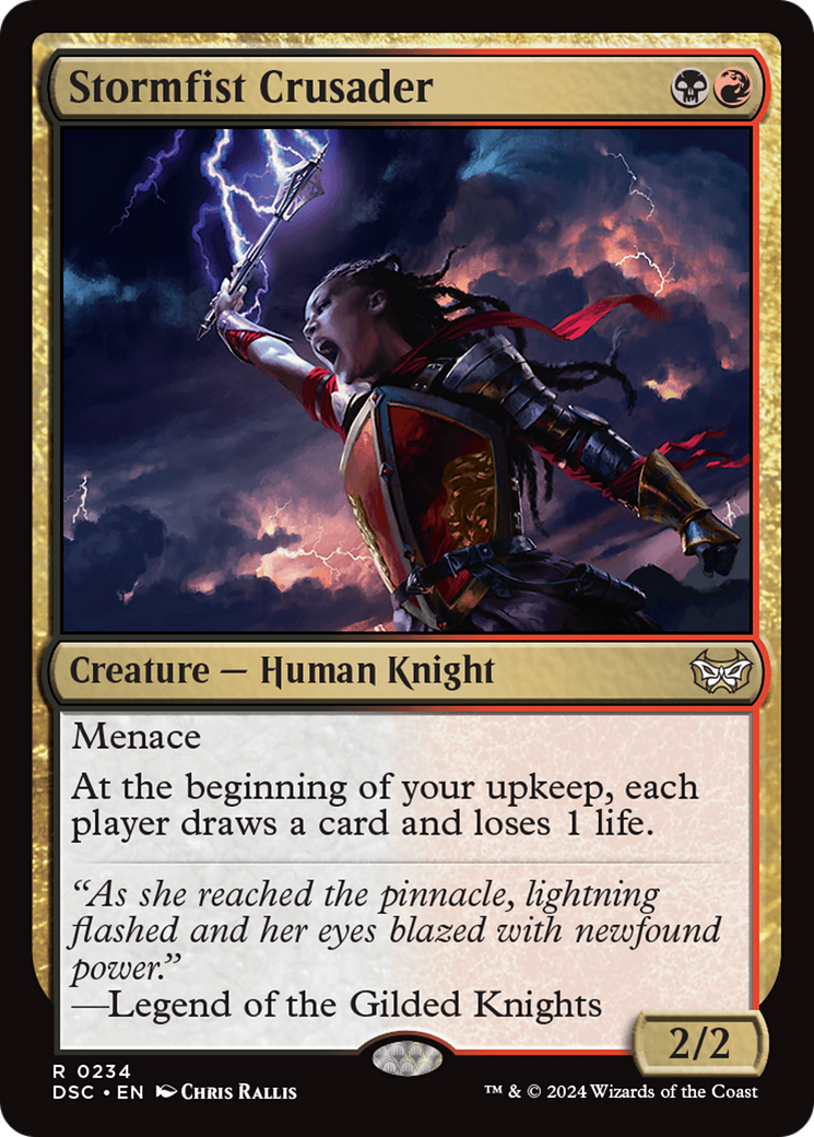 Stormfist Crusader (DSC-234) [Duskmourn: House of Horror Commander] MTG Single Wizards of the Coast