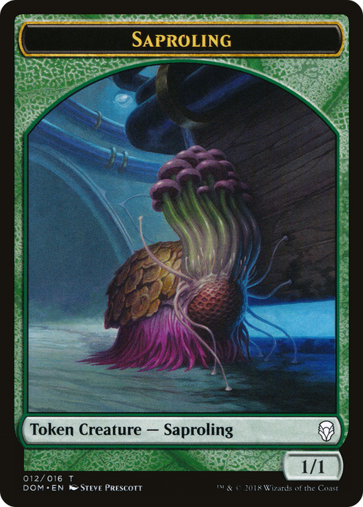 Saproling Token (012) (DOM-012) [Tokens] Dominaria Tokens MTG Single Wizards of the Coast