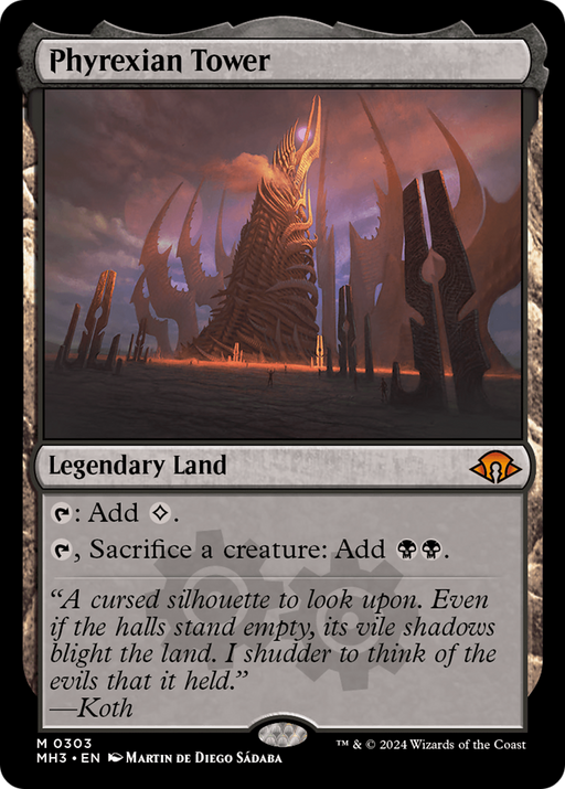 Phyrexian Tower (MH3-303) [Modern Horizons 3] MTG Single Modern Horizons 3