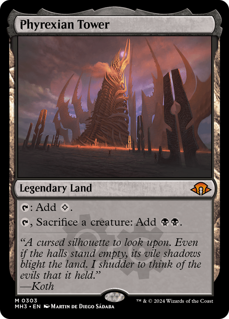 Phyrexian Tower (MH3-303) [Modern Horizons 3] Foil MTG Single Modern Horizons 3