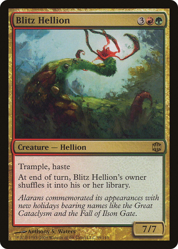 Blitz Hellion (ARB-049) [Alara Reborn] MTG Single Wizards of the Coast