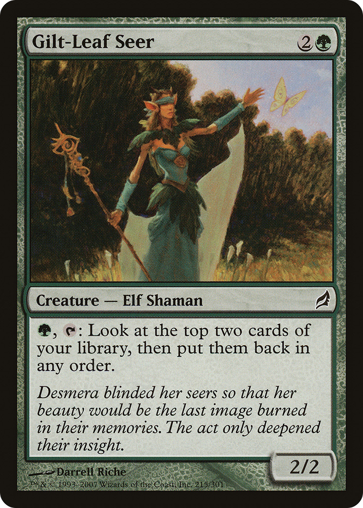 Gilt-Leaf Seer (LRW-215) [Lorwyn] MTG Single Wizards of the Coast
