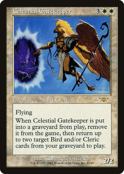 Celestial Gatekeeper (LGN-006) [Legions] MTG Single Wizards of the Coast